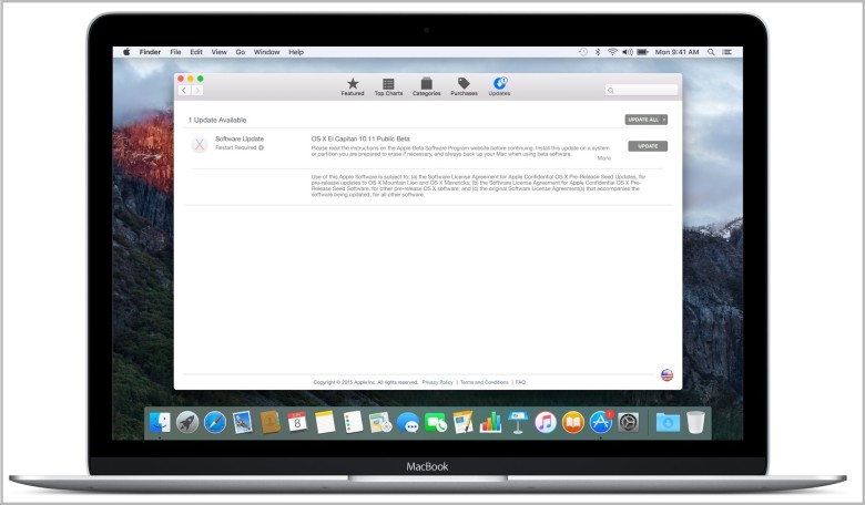 The update panel will keep your public beta install up to date.