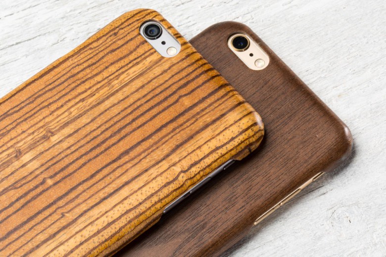 The wood on this case has an almost wax-line finish for scratch-resistance.