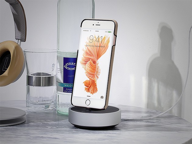 The HoverDock supports and charges your phone while doing justice to its sleek design.