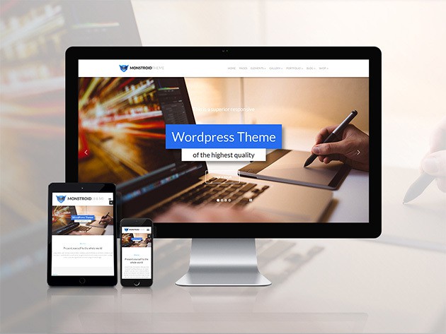 Easily build professional grade websites with these pre-made templates.