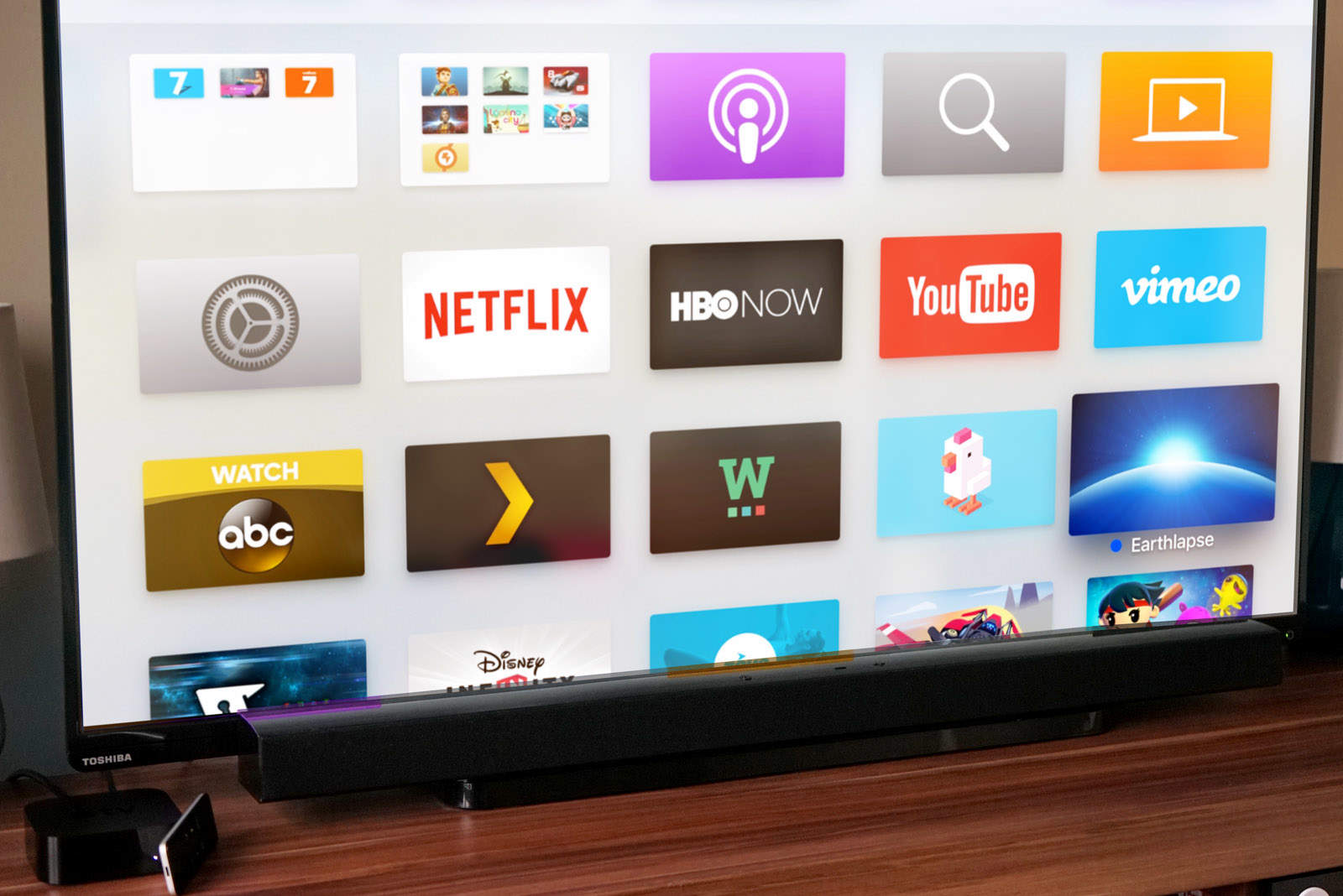 Get your OCD on with folders on Apple TV.