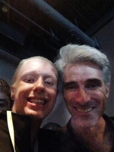 Craig Federighi dropped in to offer some words of wisdom.