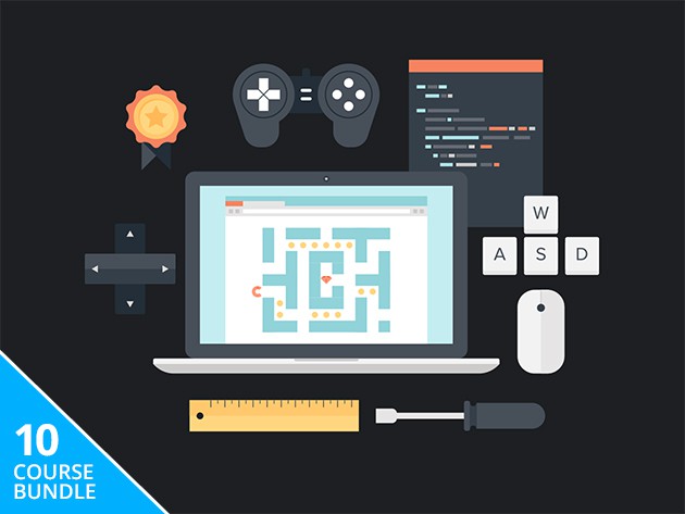 Pay what you want for a comprehensive set of 10 courses in game development.