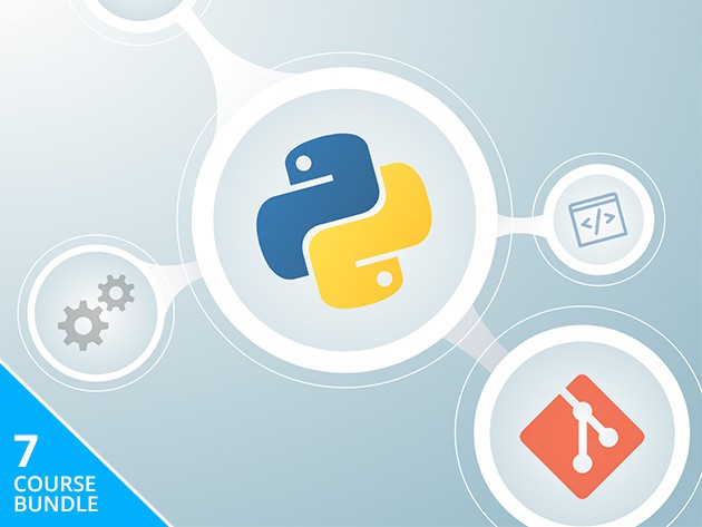 Learn the many facets of Python with this bundle of 7 lessons.