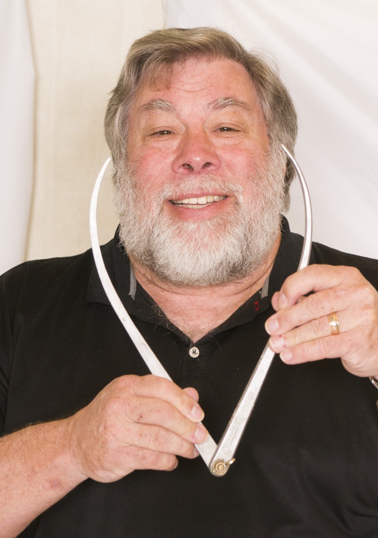 Steve Wozniak wax sculpture caliper
