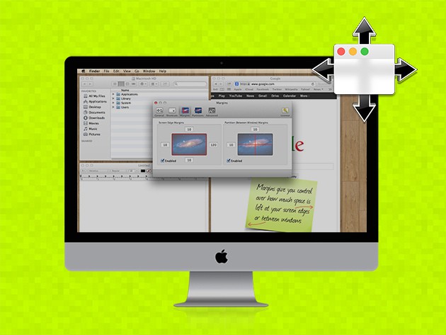 Take control of and organize your windows with SizeUp for Mac.