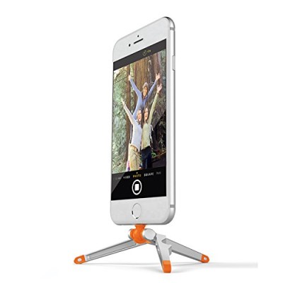 The Kenu Stance works with any iPhone that has a Lightning dock, and fits into virtually any pocket.