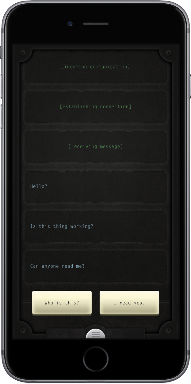 If you like text-based games, you'll love Lifeline.
