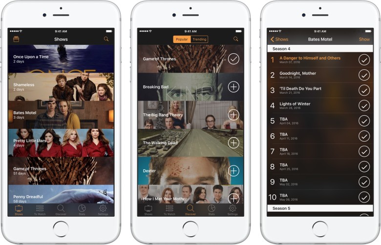 Television Time has a great watch list feature that's easier to maneuver and edit than all the others.