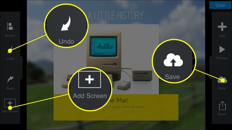 These toolbars help you manage your Flow.