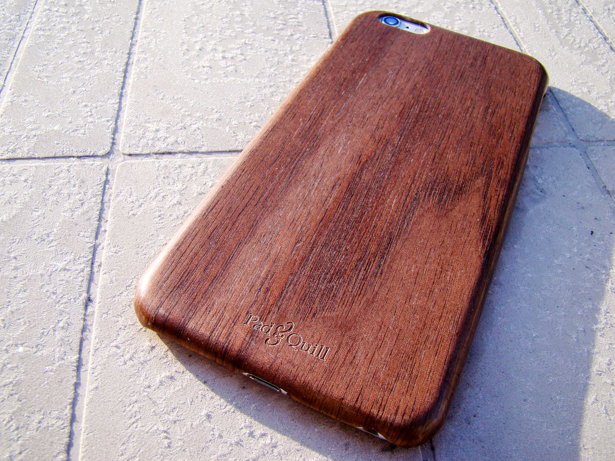 The Woodline case by Pad & Quill will class up your iPhone with ease.