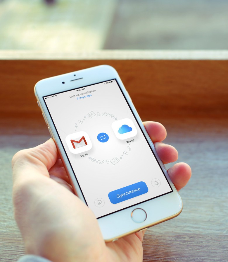 1Sync automatically handles the heavy lifting of getting your many contact streams organized.
