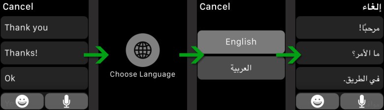 Apple Watch language force touch