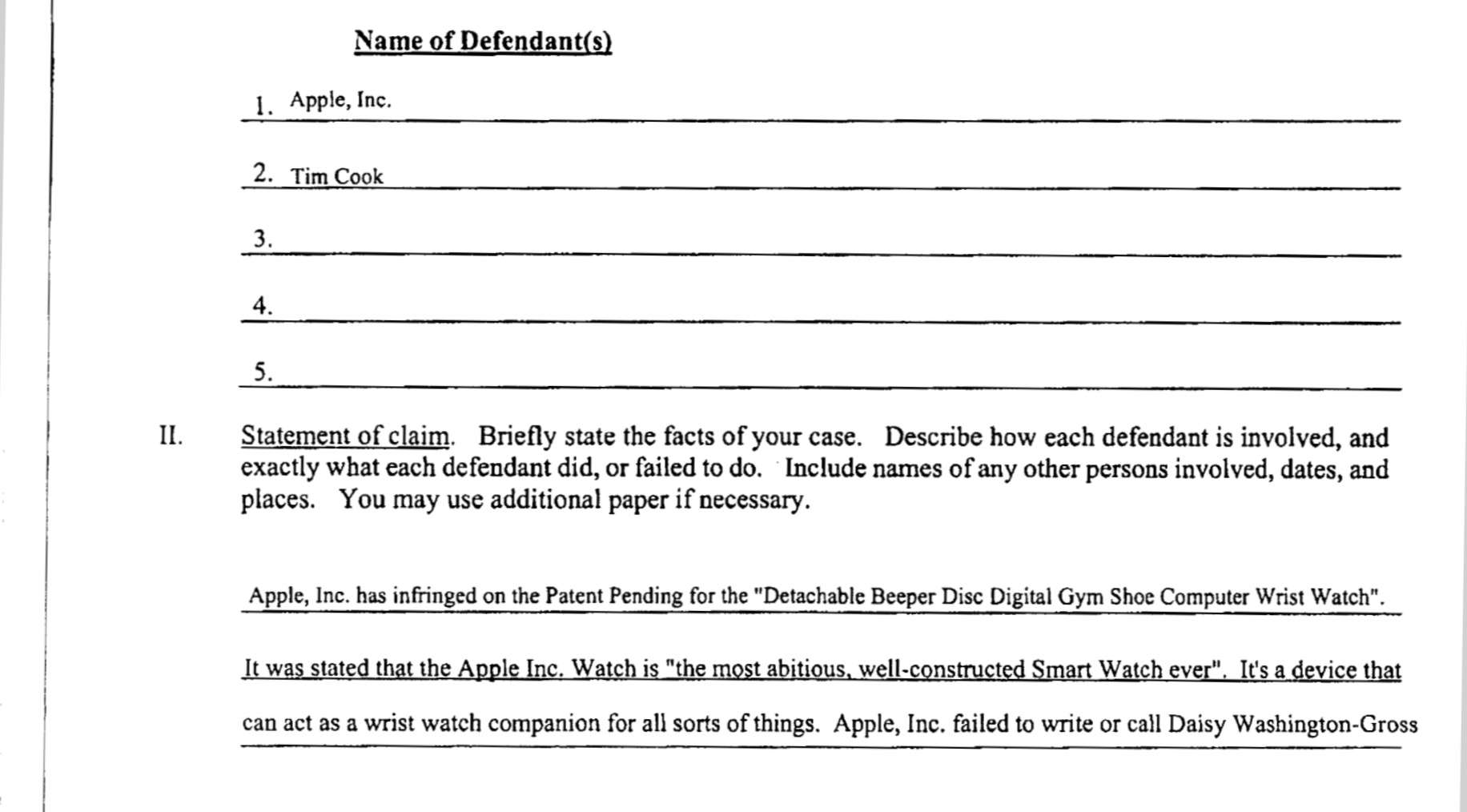 Apple Watch lawsuit