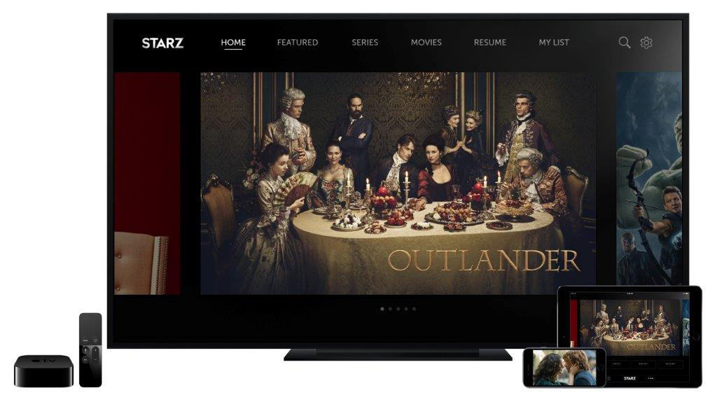 Outlander can now be streamed on Apple TV.