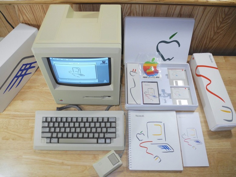 The first Macintosh from 1984 is among many coveted Apple collectibles.