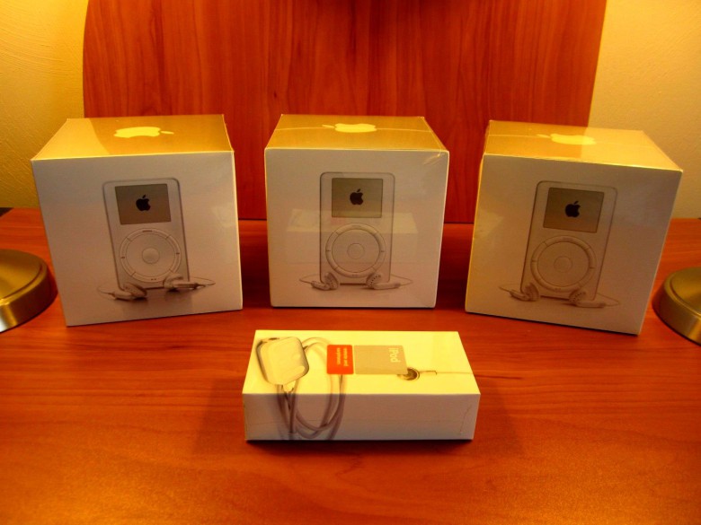 Would you pay $50,000 for these unboxed first-generation iPod collectibles?