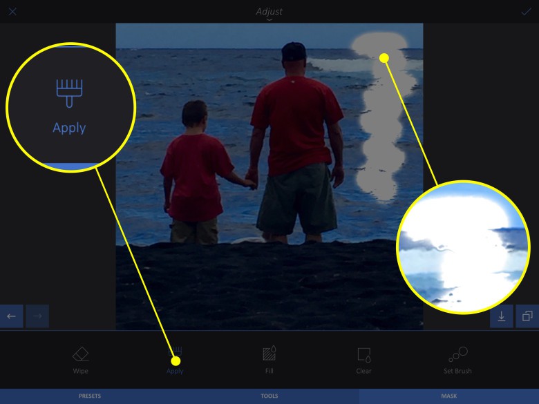 Apply and knockout Get rid of the background easily with Enlight.
