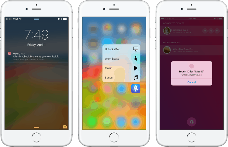 MacID lets you lock, unlock, and wake your Mac from both your iPhone or Apple Watch.