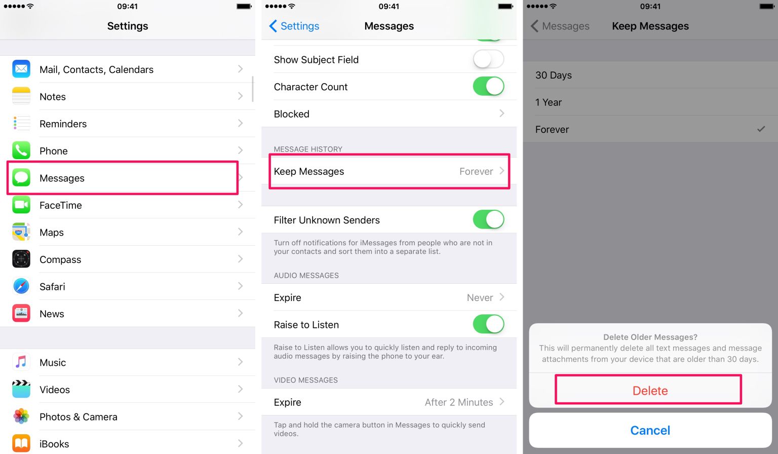 Eliminate iPhone Storage Full By Limiting The Messages App