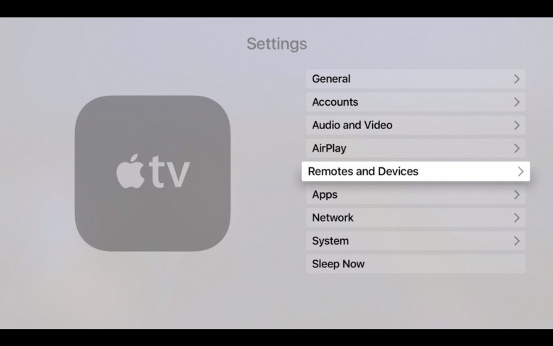 Remotes and devices Go to Settings, Remotes and Devices.