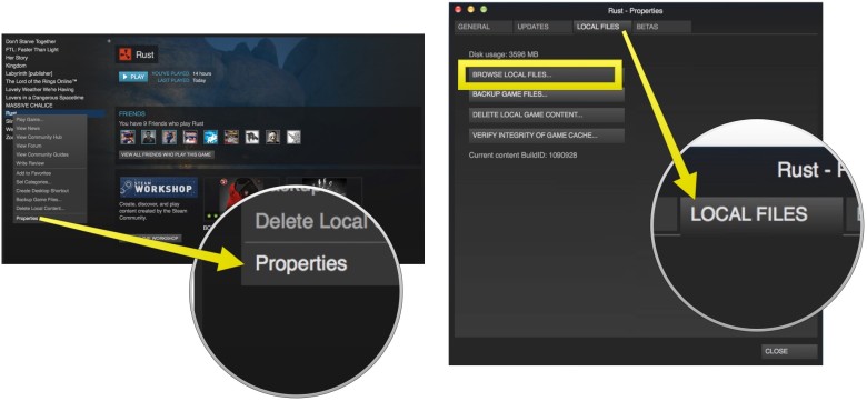 Find your Steam game here.