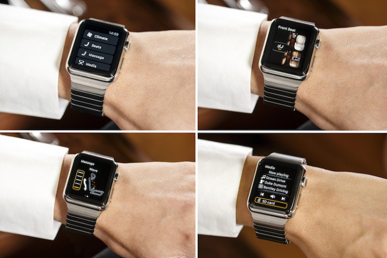Bentley's fancy new Apple Watch app.