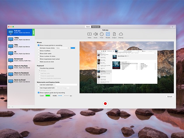 Record what's happening on your screen with a full suite of tools and tricks.