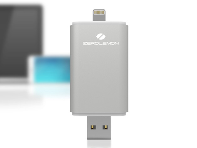 This pocket sized device adds 64 GB to your iOS device and makes transferring data a snap.
