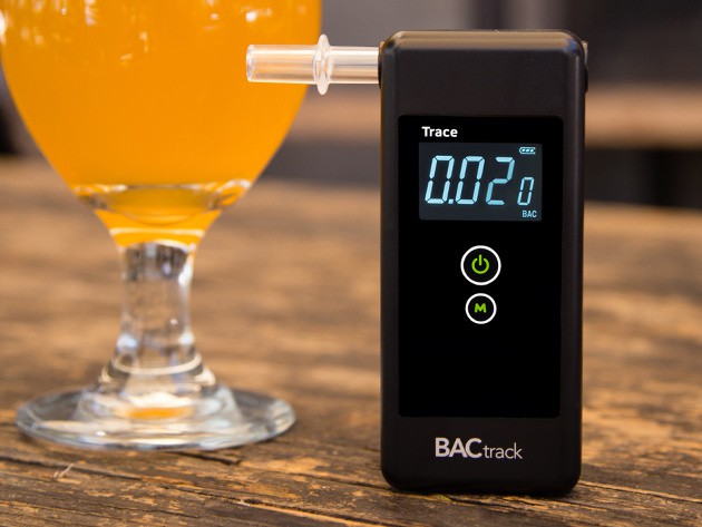 This award winning breathalyzer will give you a quick, accurate BAC reading.