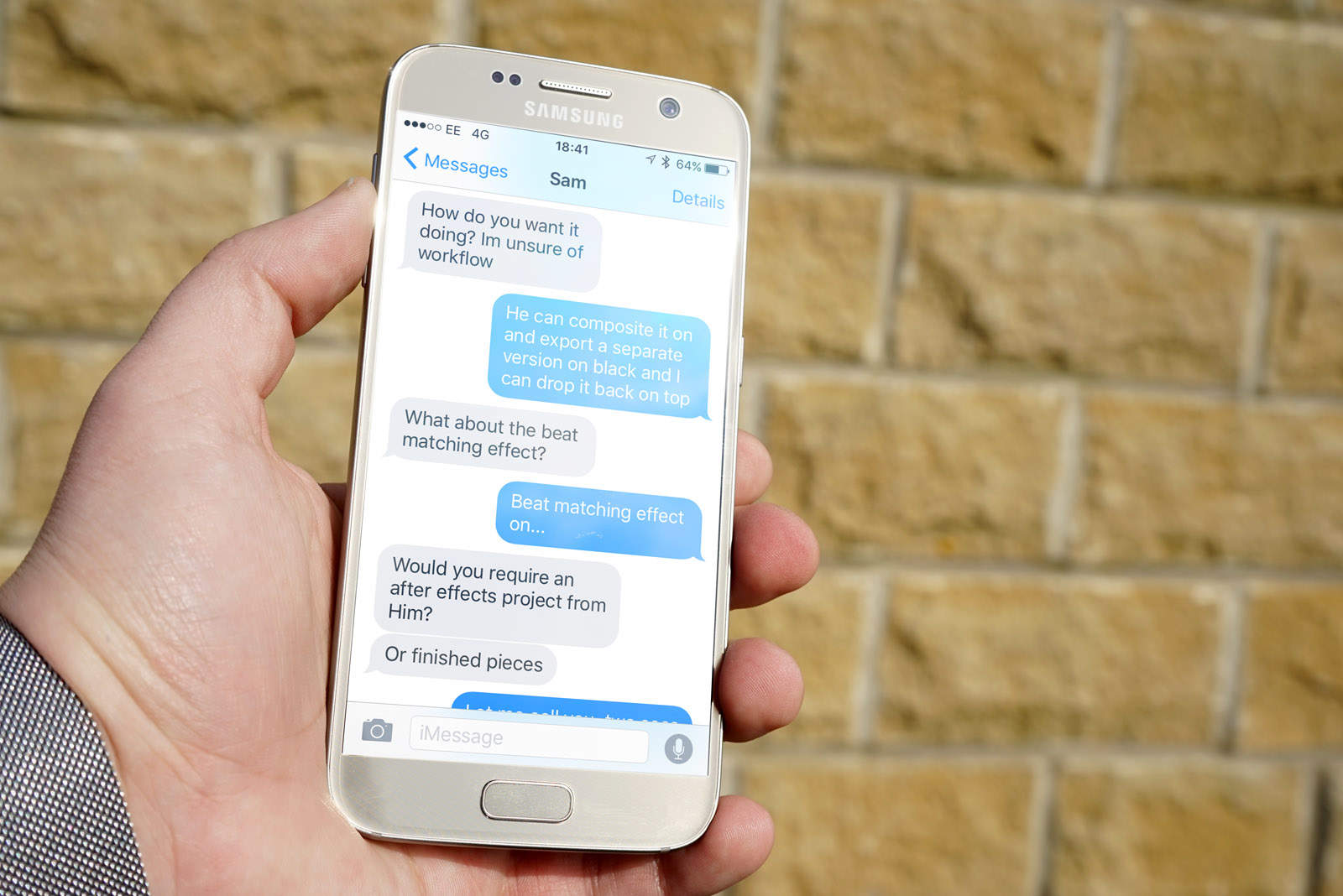 Your Android friends may soon get blue chat bubbles too.