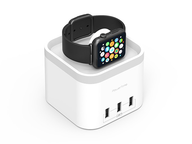 Wirelessly charge your Apple Watch, and up to 4 USB devices all at once.