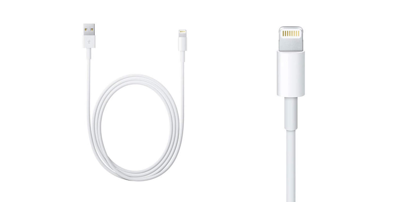 These two, 2-meter long Lightning cables cost less than a single standard one.