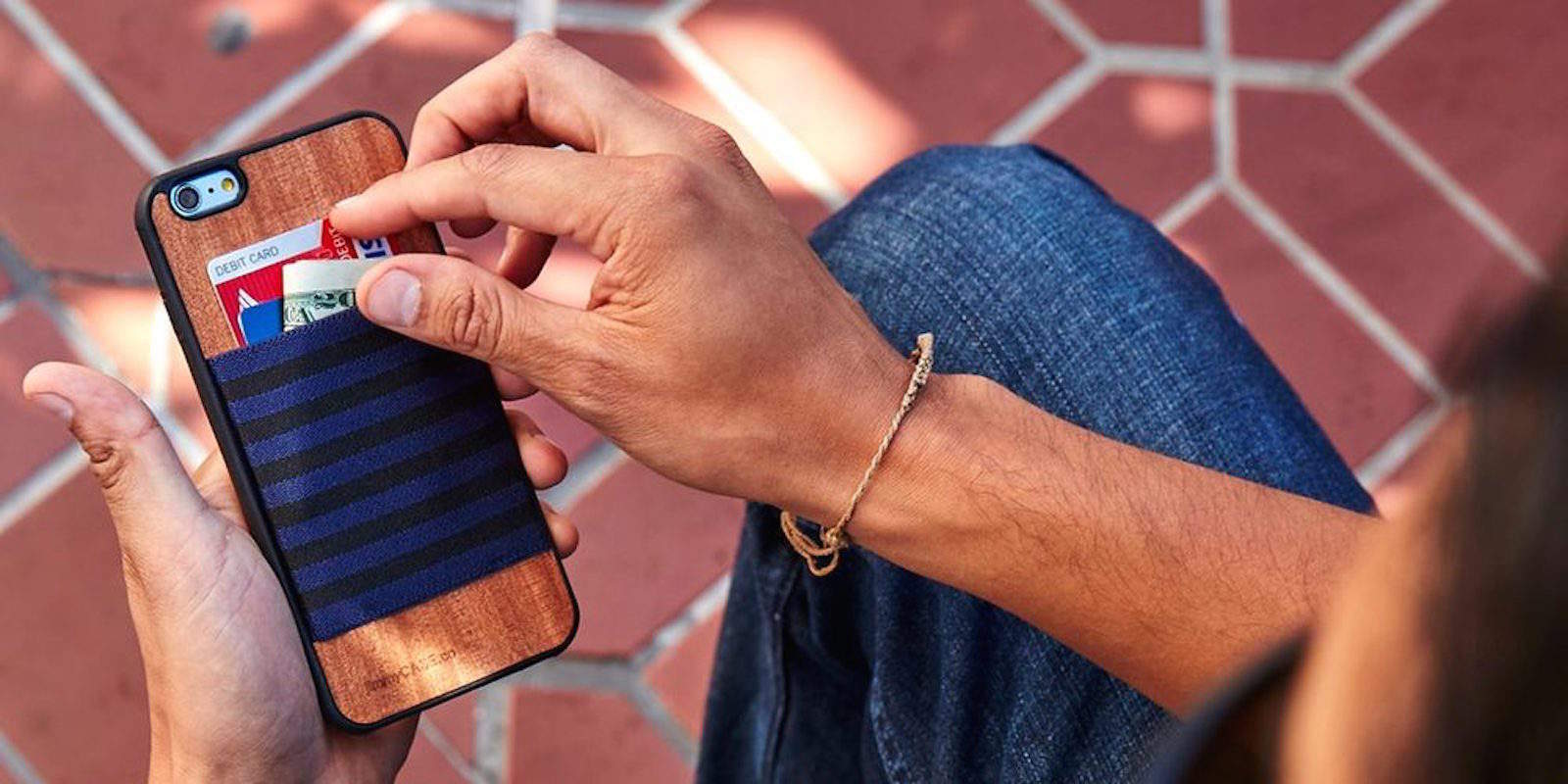 Combine your wallet and phone with this classy case that also carries your cards.