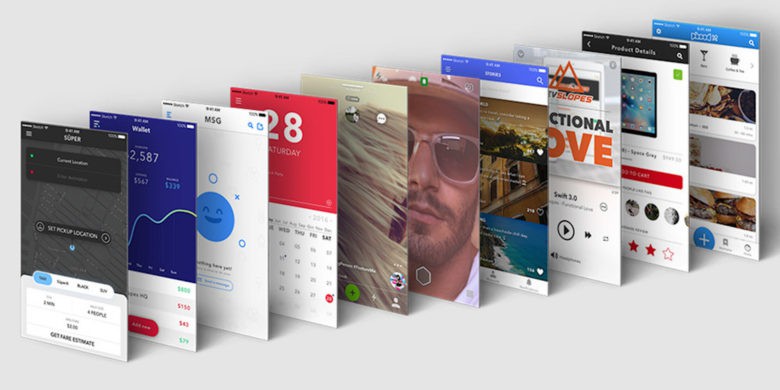 Give any app project a sleek, beautiful interface with this bundle of assets.