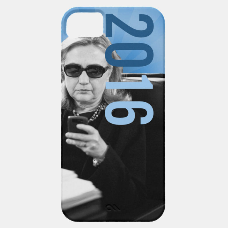 Hillary Clinton's iPhone and private email server has been a subject of the campaign. 