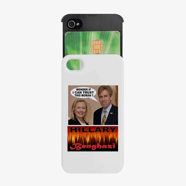 The Benghazi tragedy in an iPhone case.