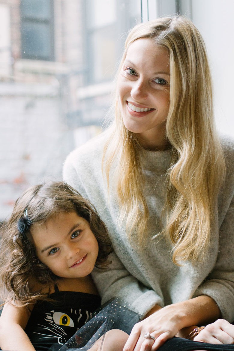 Hello Sitter CEO Lauren Mansell with daughter, Ady. 
