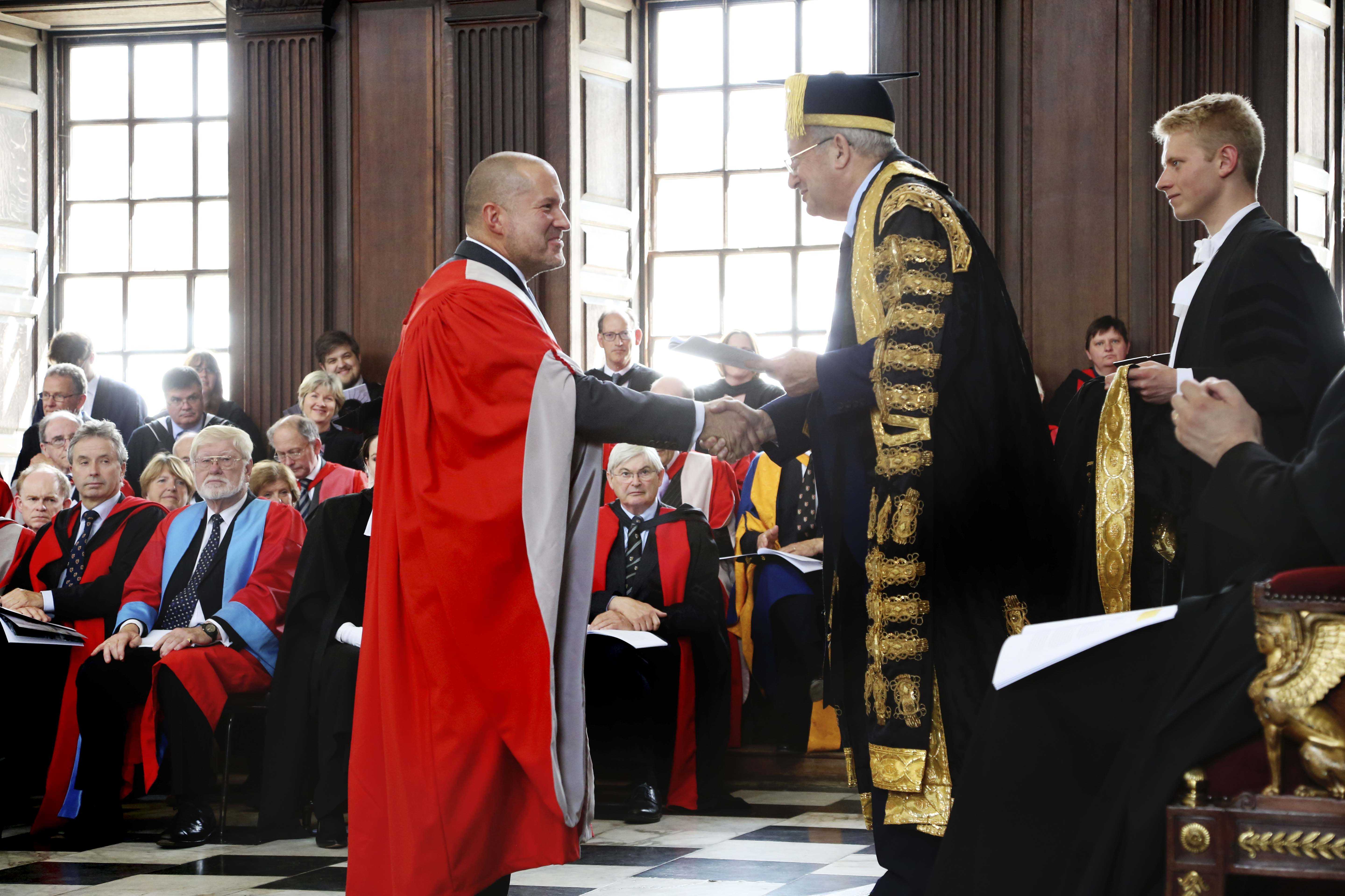 Sir Jony Ive is now a Cambridge graduate.