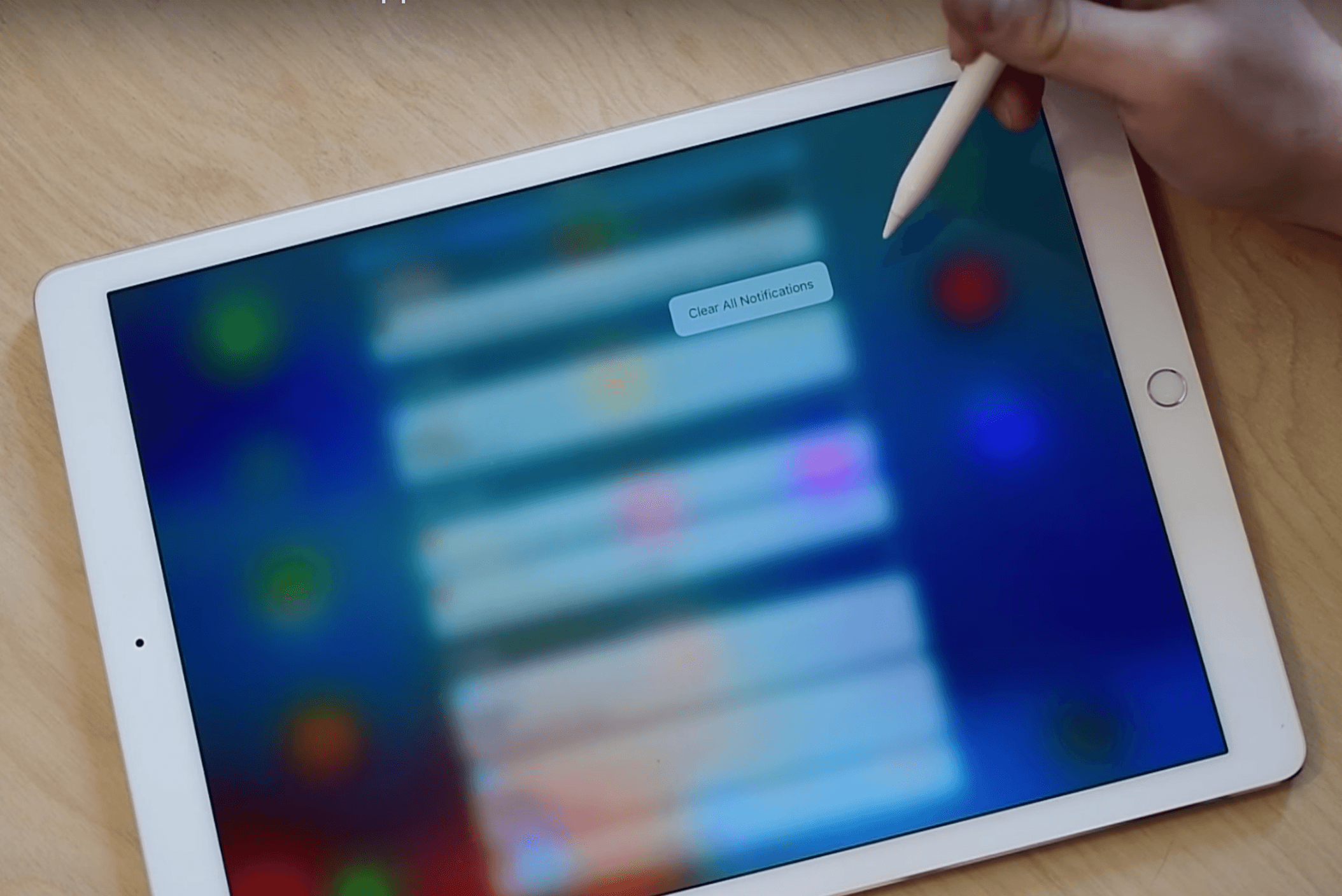 3D Touch on iPad Pro