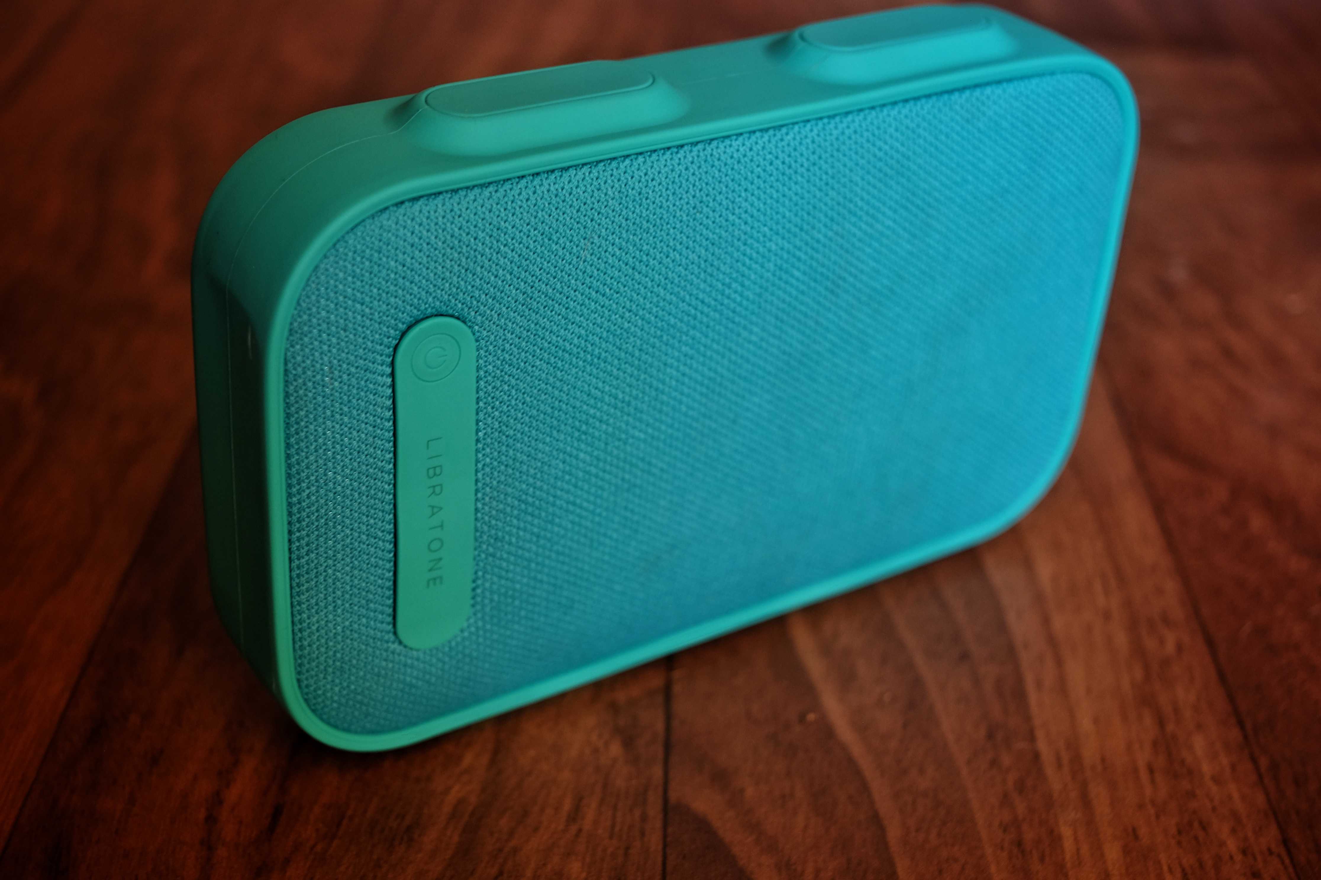 Green portable Bluetooth speaker