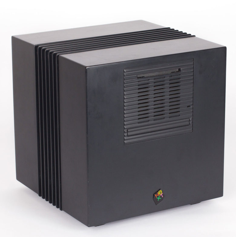 Produced a decade earlier, the NeXTcube was Steve Jobs' first attempt at a cube-shaped computer