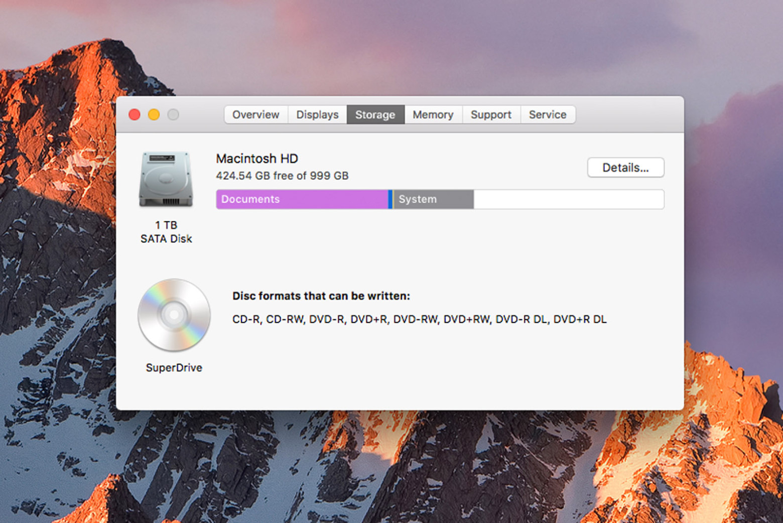 macOS Sierra How to use Optimized Storage to make space