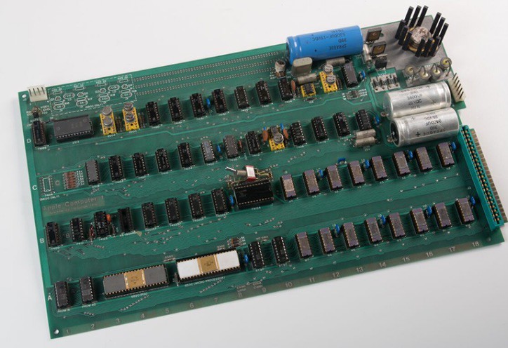 This Apple 1 board is one of a kind.