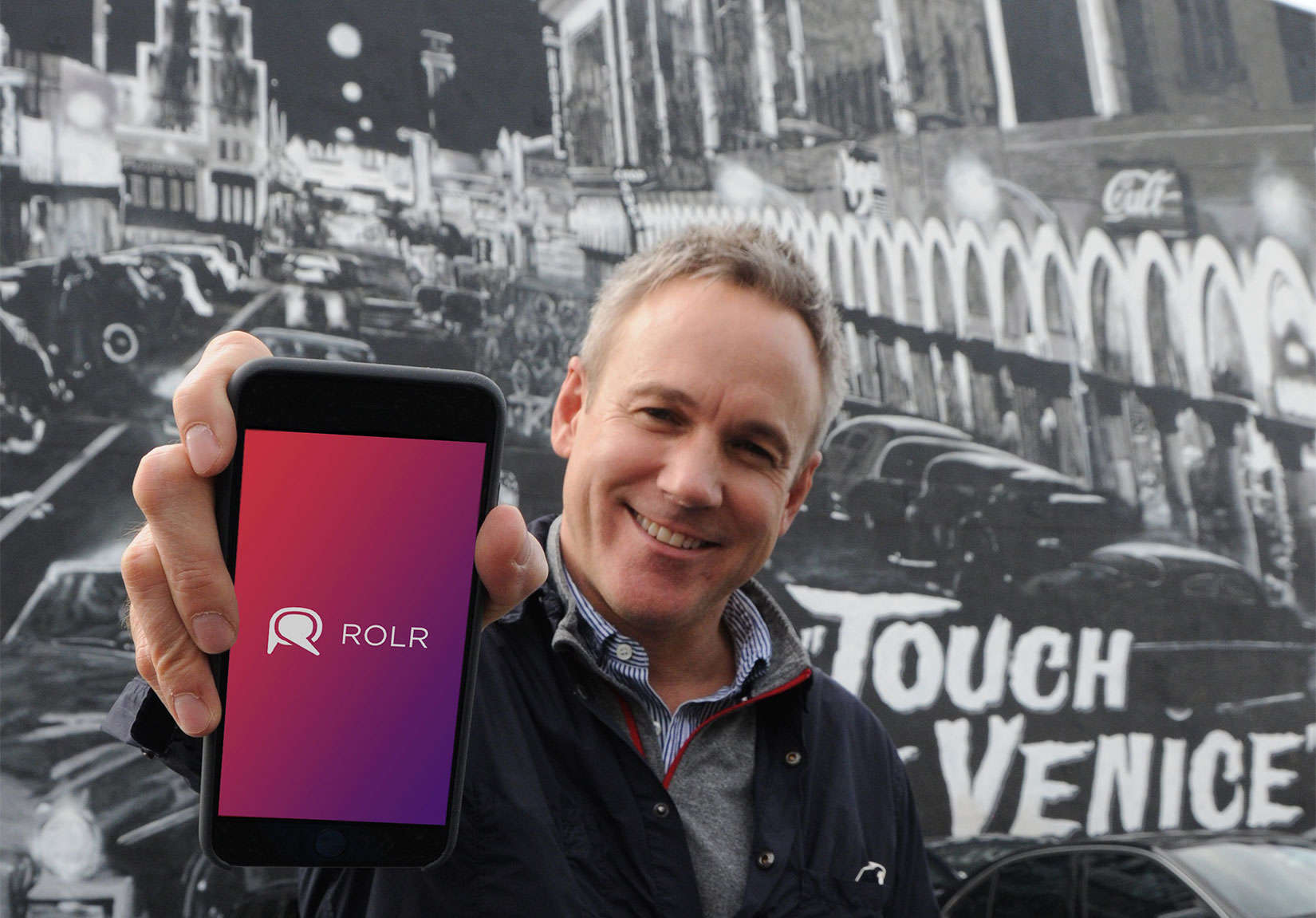 Actor Edward Kerr brings stardom - or just fun - to the small screen with his iOS app ROLR.