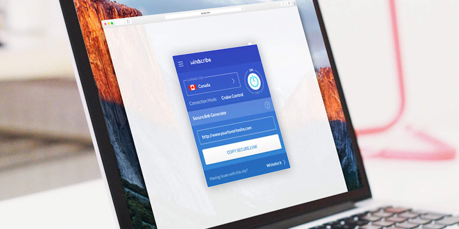 This VPN operates as a desktop app and browser extension, making it as easy to use as email.