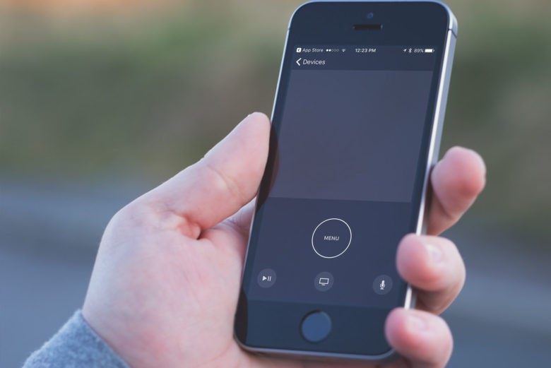 Remote app for Apple TV on iPhone