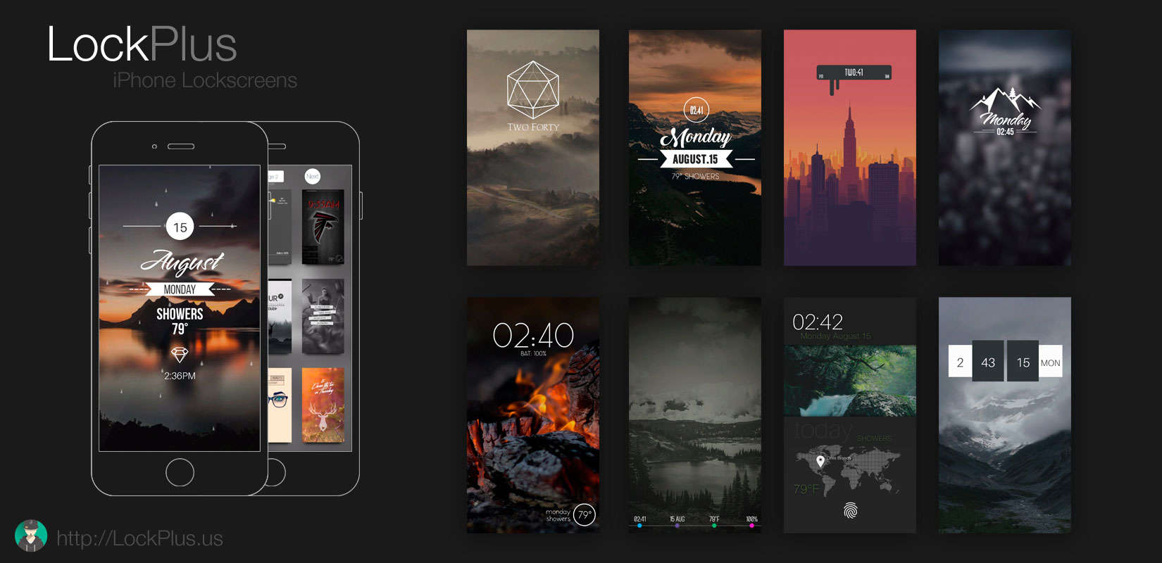 LockPlus, created by Jr, allows users to download thousands of different lock screen setups.