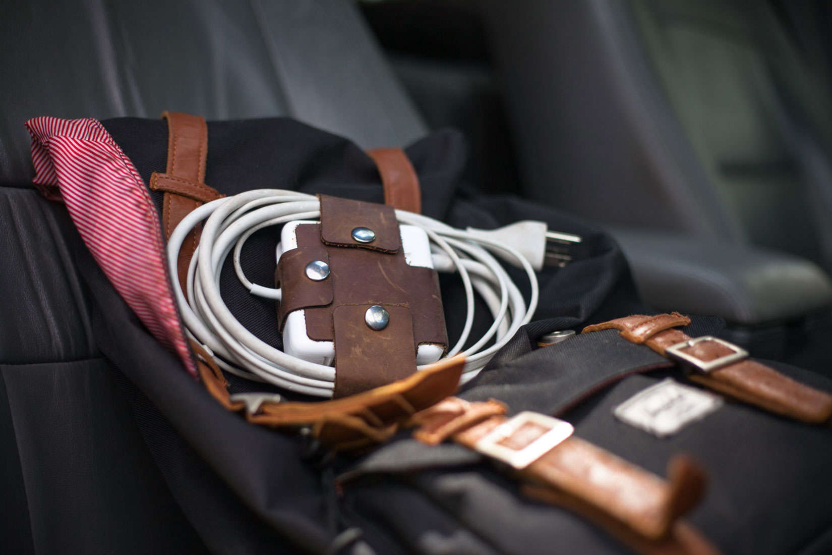 Your MacBook charging cable won't get away from you with the Hula Wrap.