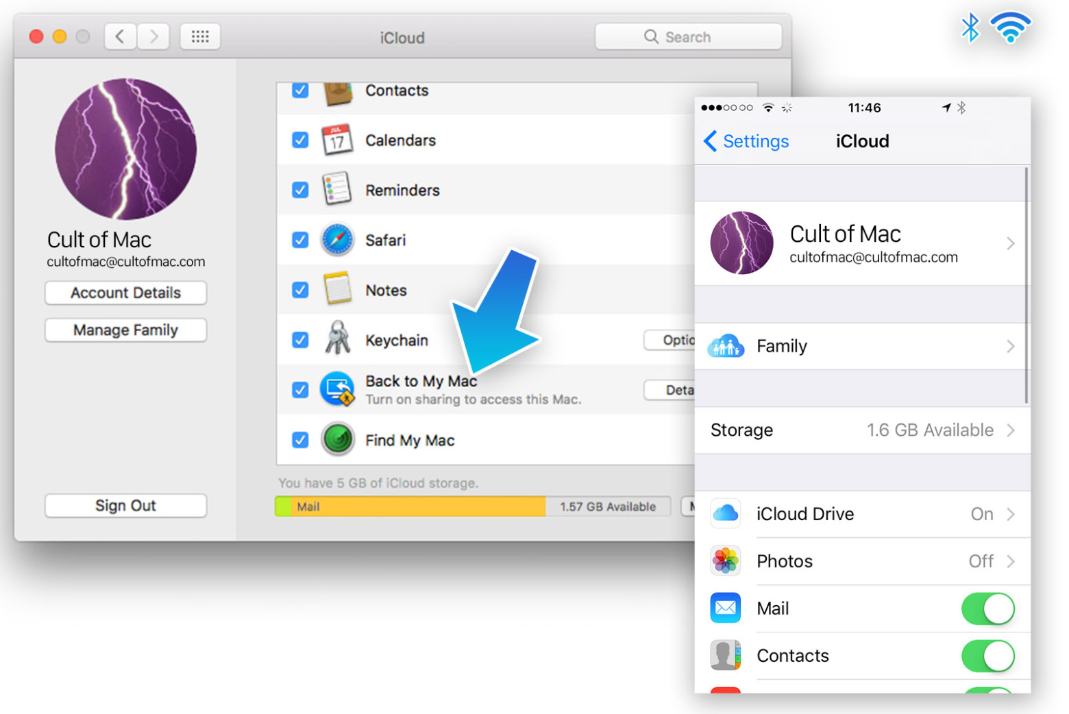 Use Universal Clipboard to copy on one device, paste on another